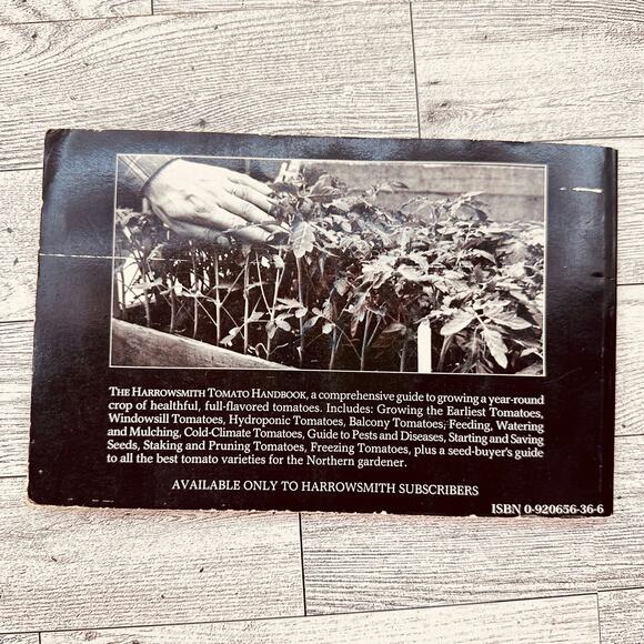 Harrowsmith Tomato Handbook - Jennifer Bennet - Gardening Book - Vtg 1986 - Picture 11 of 13